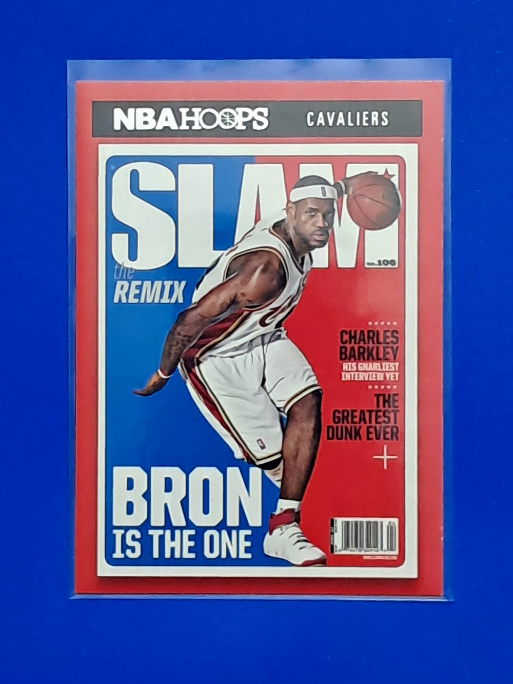 Lebron James 2020-21 NBA Hoops Slam Magazine NBA Basketball Card